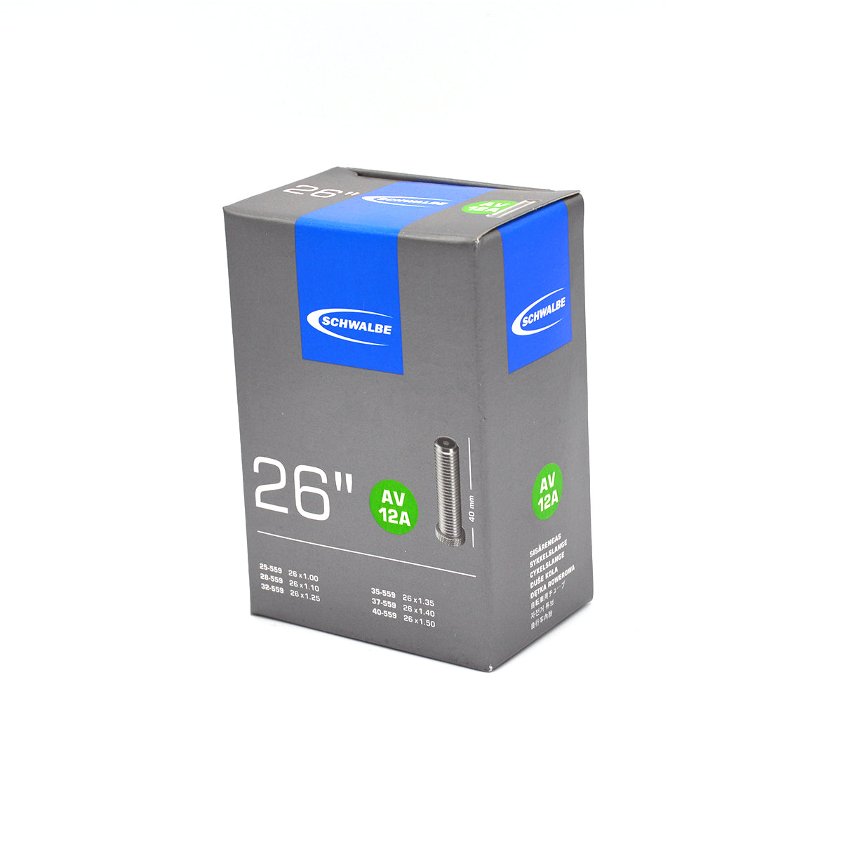CHAMBRE A AIR SV12A 26 X 1.00 / 1.50 SCHWALBE