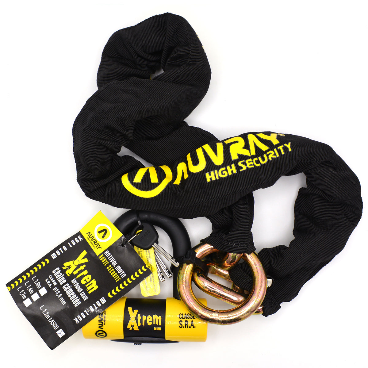 ANTIVOL A CHAINE AUVRAY XTREM 1.00M DIAM 16