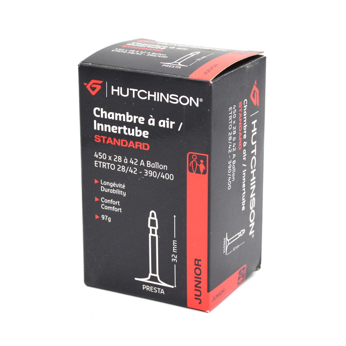 CHAMBRE A AIR 450X28 BALLON PRESTA HUTCHINSON