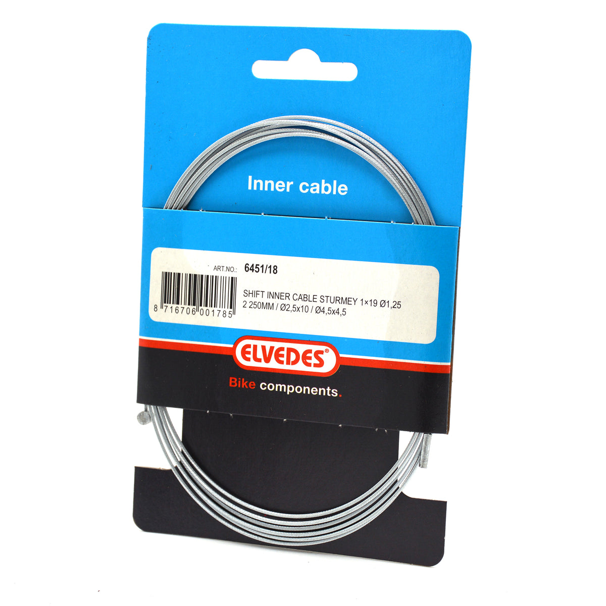 CABLE DE DERAILLEUR STURMEY 1X19 ELVEDES