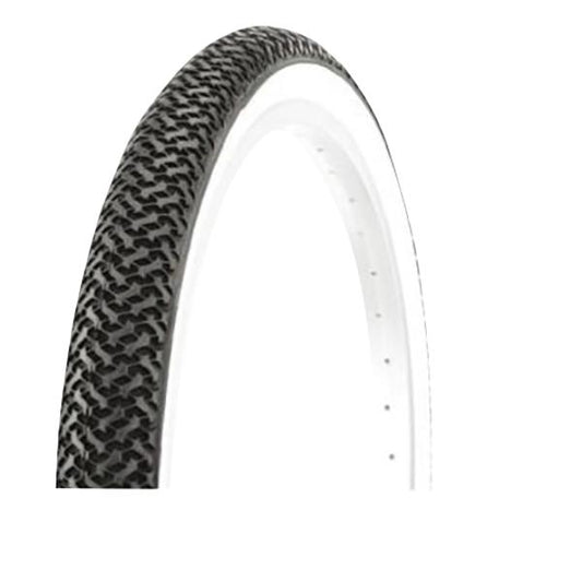 PNEU 20X1.75 BLANC/NOIR DELITIRE
