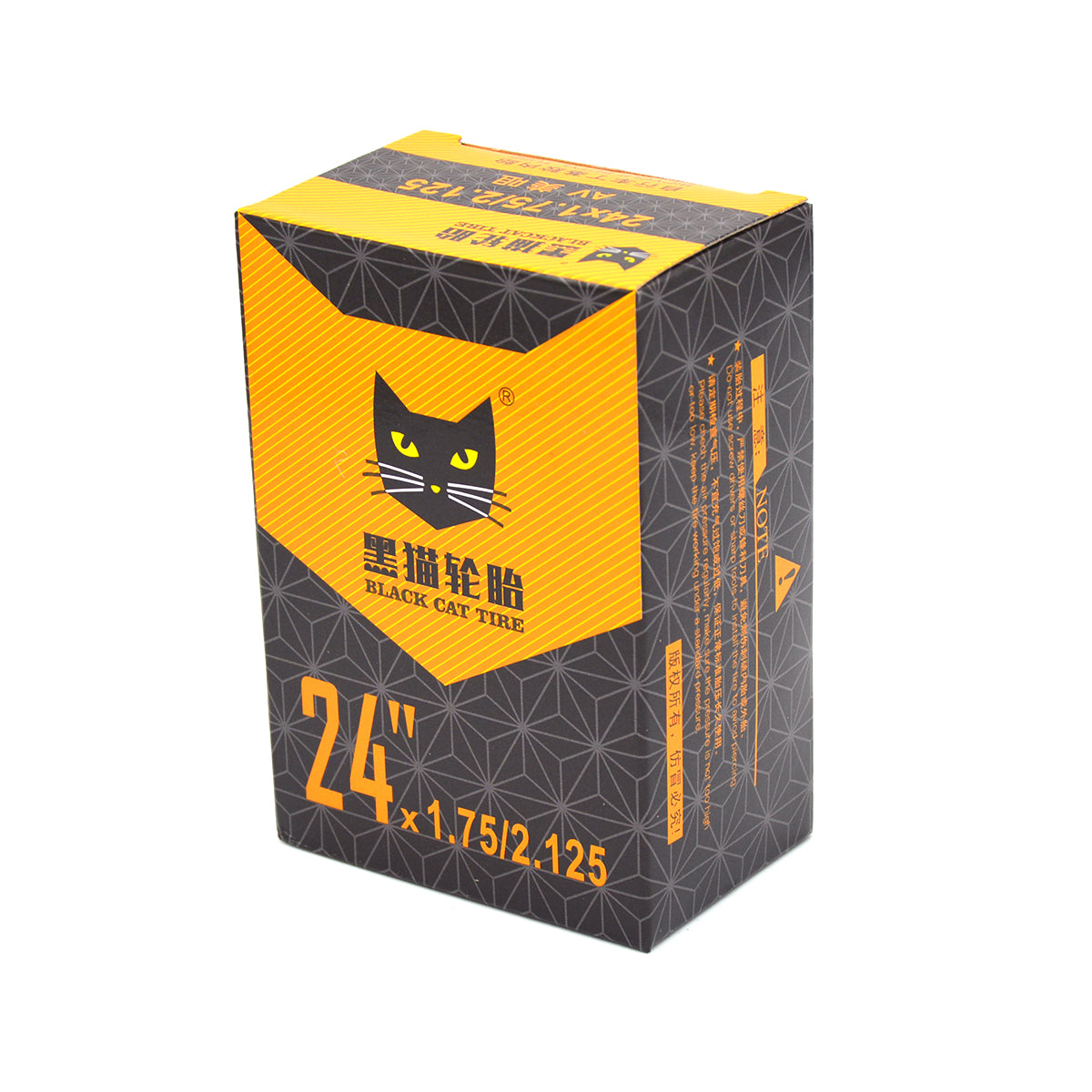 CHAMBRE A AIR   24 X .1,90/2.125 AV BLACK CAT