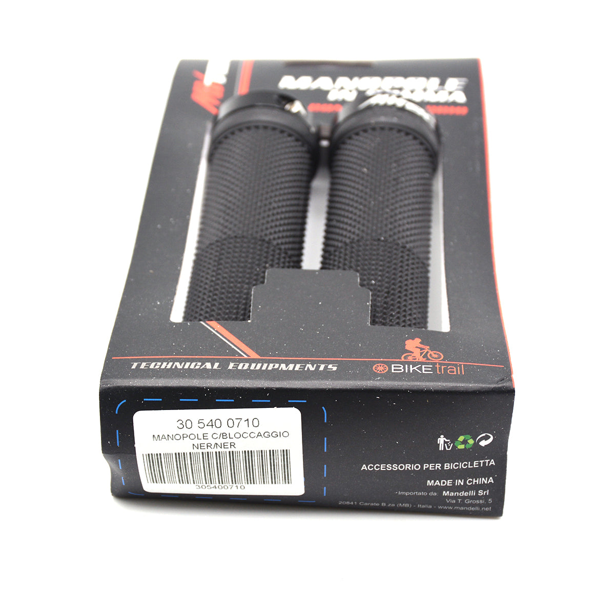 POIGNEES VTT GOMME NOIR