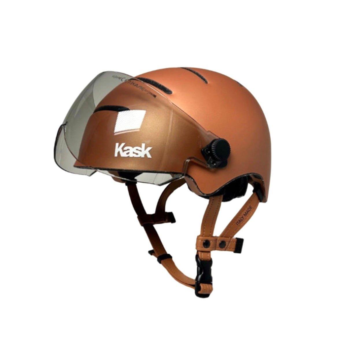 CASQUE URBAN LIFESTYLE METAL BROWN KASK
