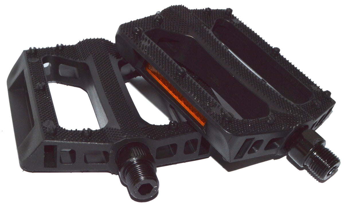 PAIRE PEDALES VTT/CITY 9/16 PLASTIQUE