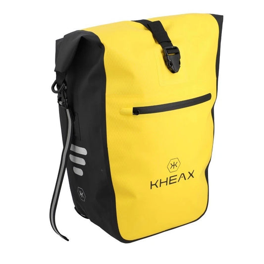 SACOCHE VELO IZOARD II JAUNE ETANCHE KHEAX